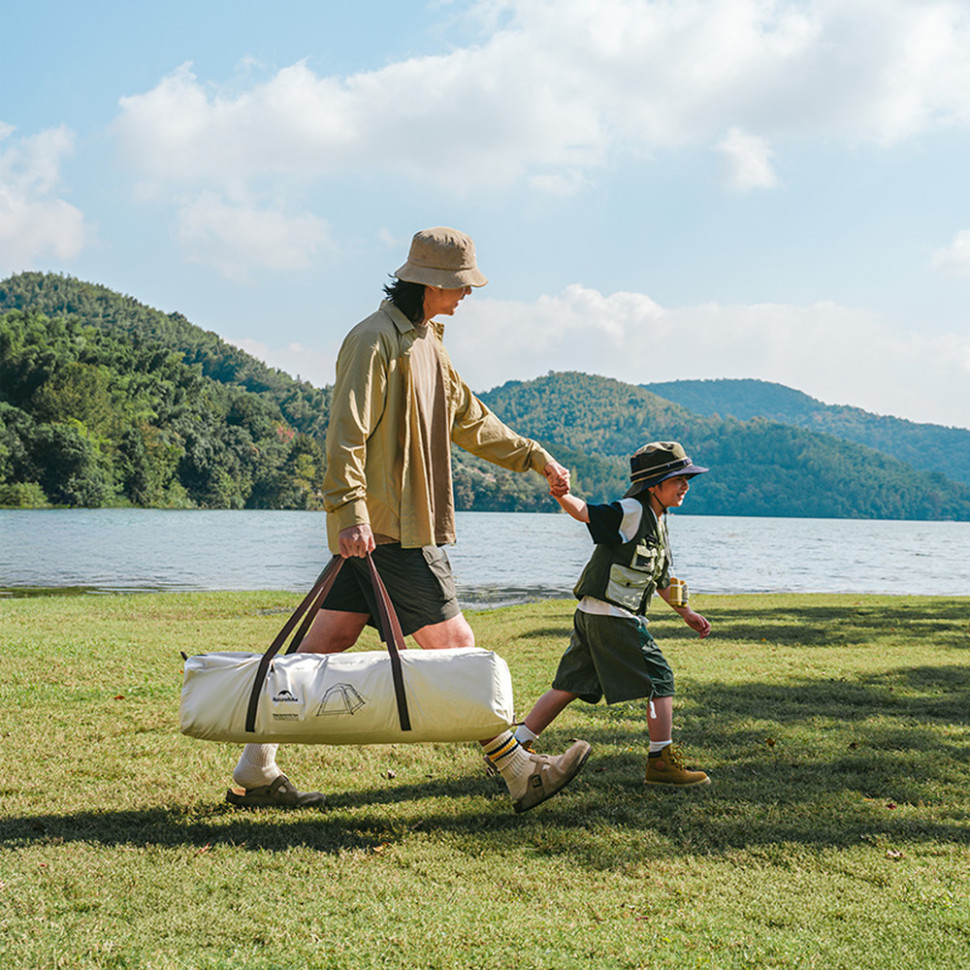 Намет тримісний автоматичний із тентом Naturehike Ango CNK2550WS010, S, сірий