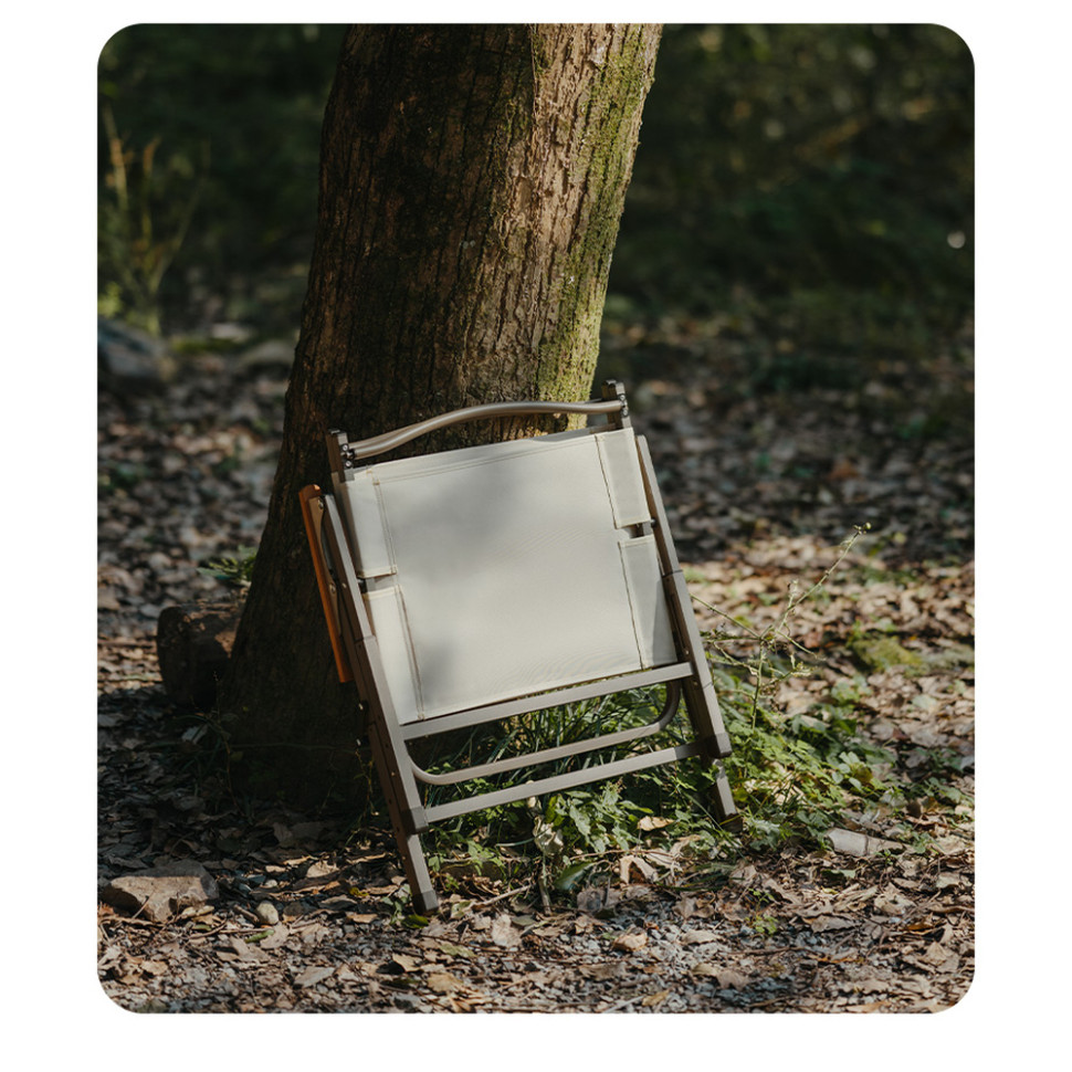 Крісло складане Naturehike CNK2550JJ010, сталь, бежевий