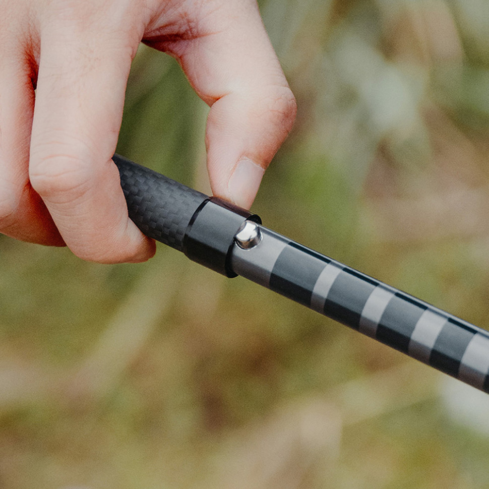 Трекінгова палиця Naturehike CNK2450DS017, 130 см, сіра