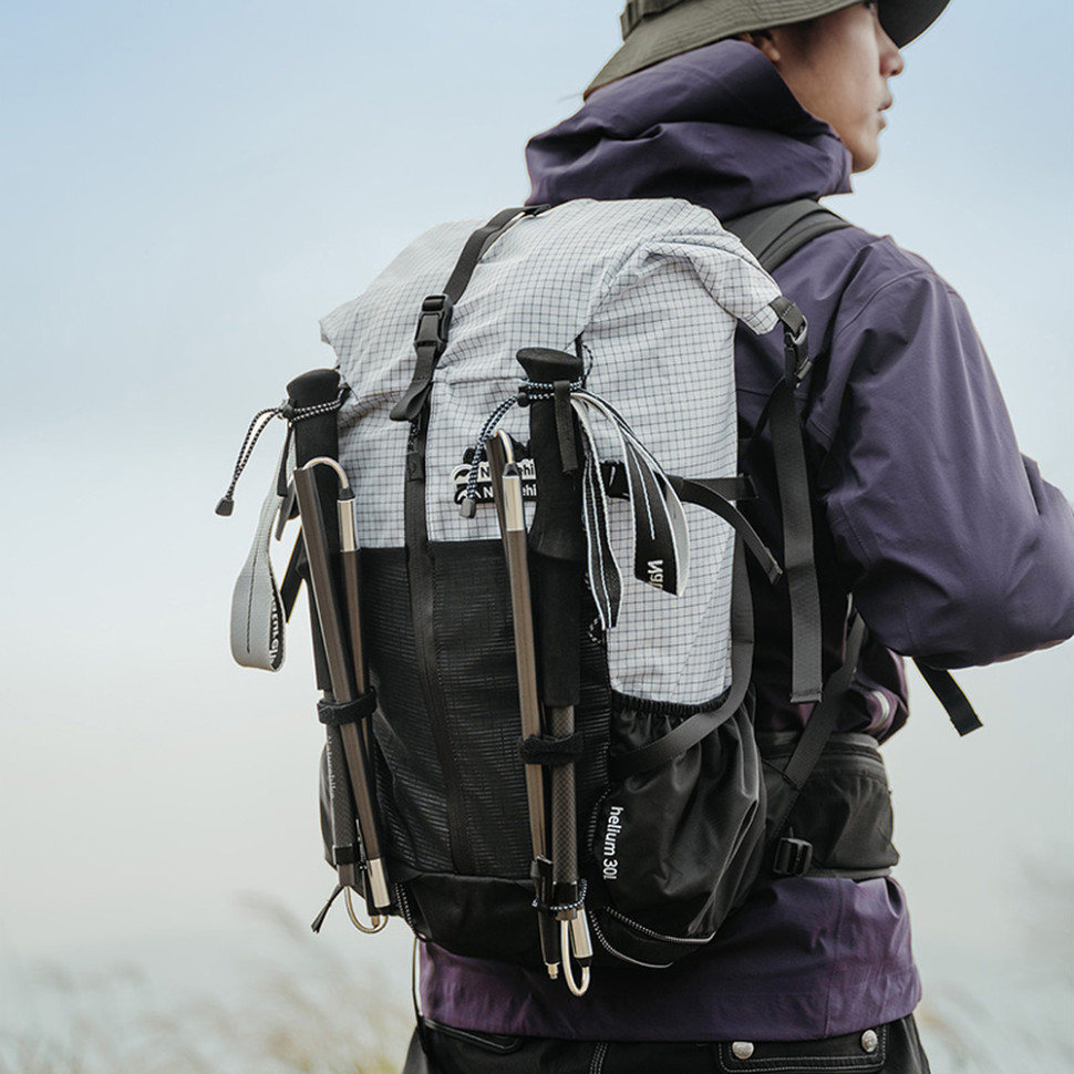 Трекінгова палиця Naturehike CNK2450DS017, 110 см, сіра