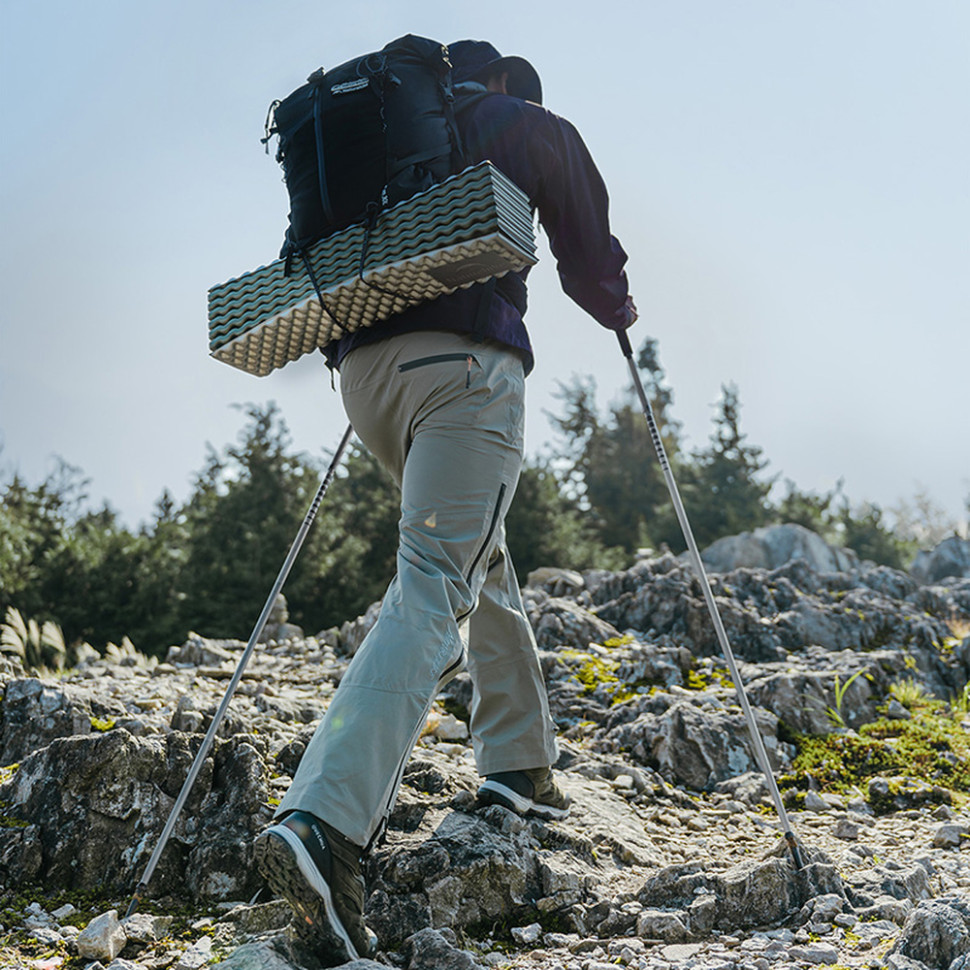 Трекінгова палиця Naturehike CNK2450DS016, 130 см, сіра