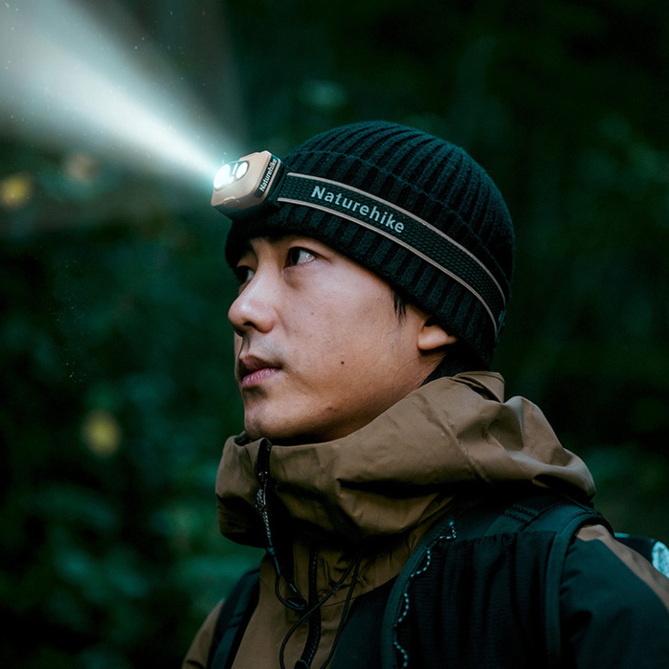 Ліхтар налобний Naturehike CNK2450ZM015, коричневий