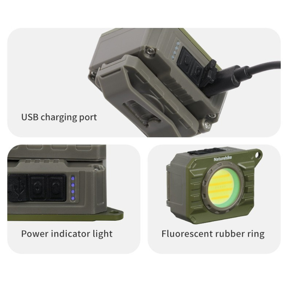 Ліхтар наключний Naturehike CNK2450ZM014, бежевий