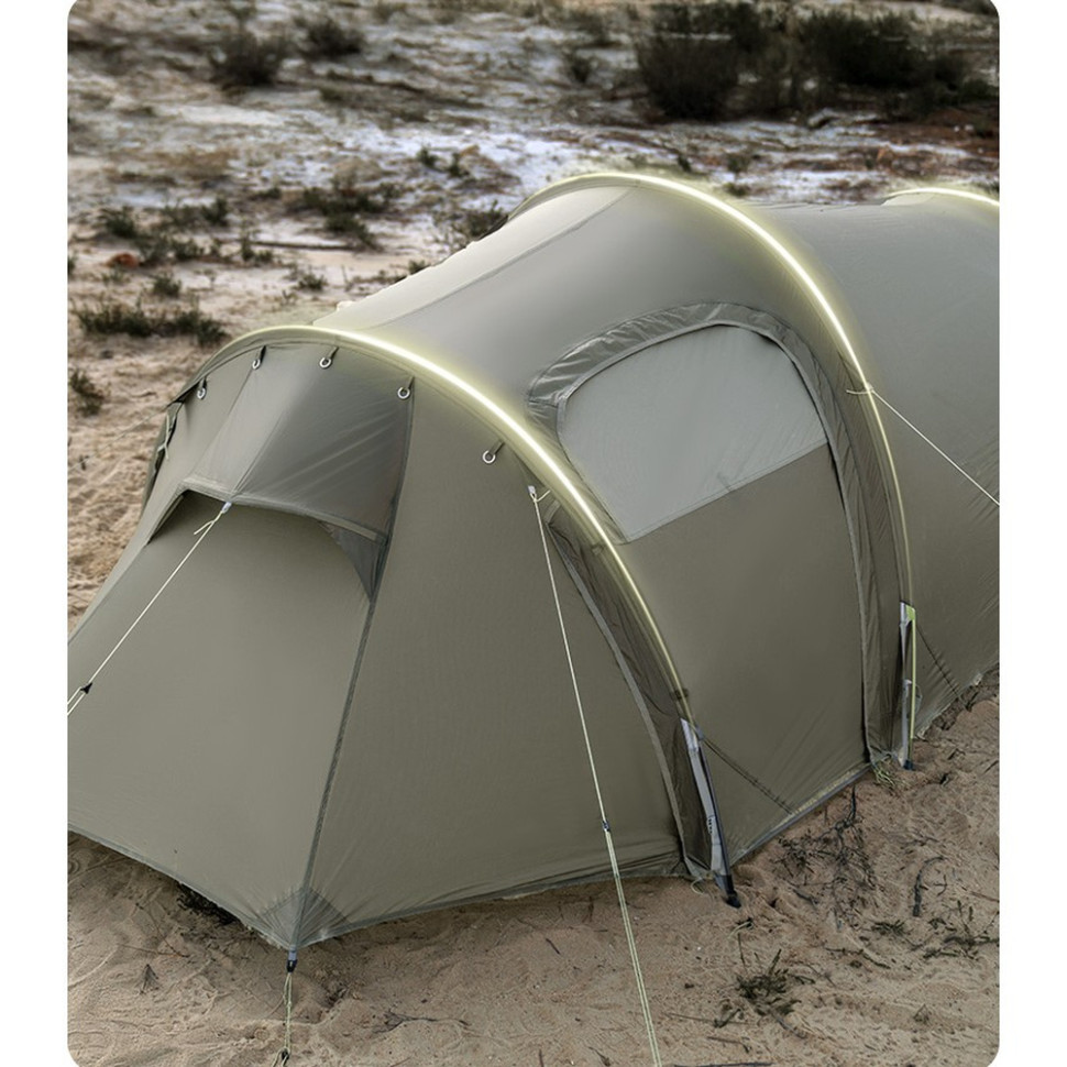 Намет тримісний Naturehike Opalus, UL, CNK2450WS036, темно-зелений