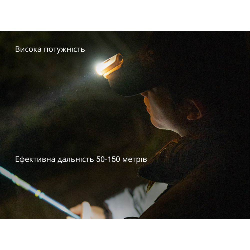 Ліхтар з кліпсою Naturehike NH21ZM013, бежевий