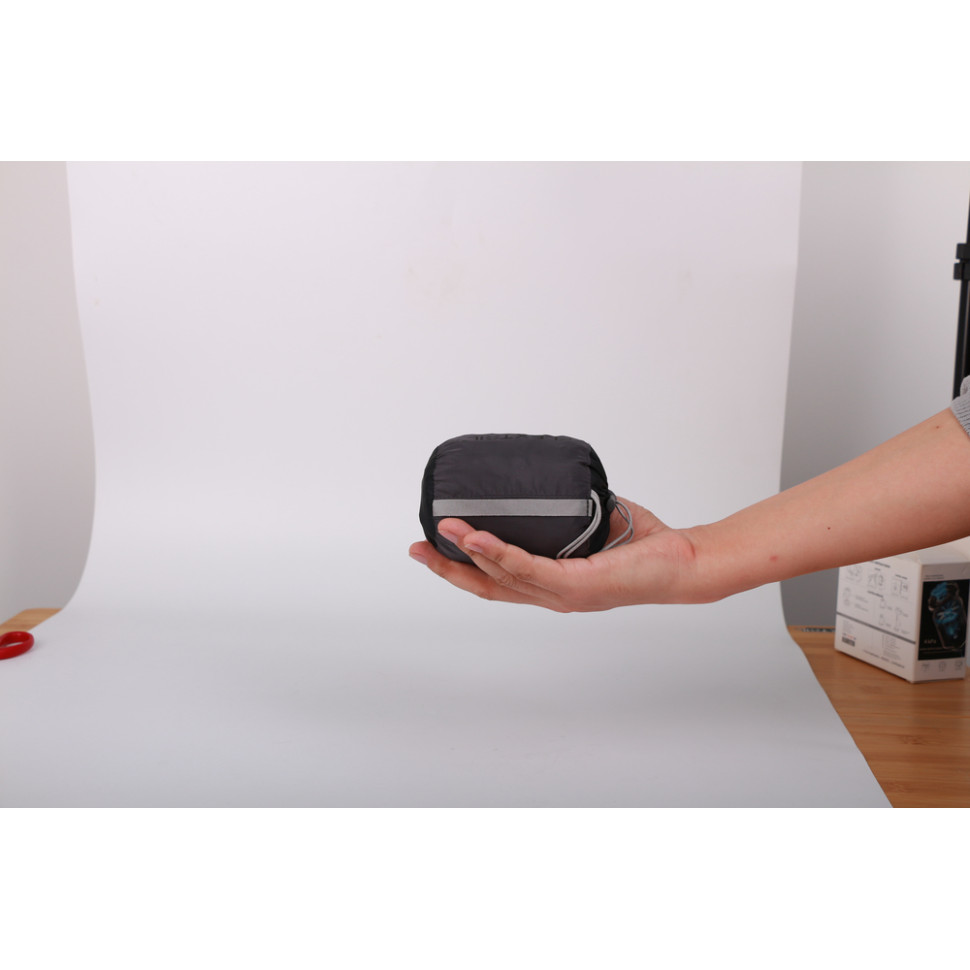 Надувна подушка анатомічна Flextail Zero Pillow, сіра