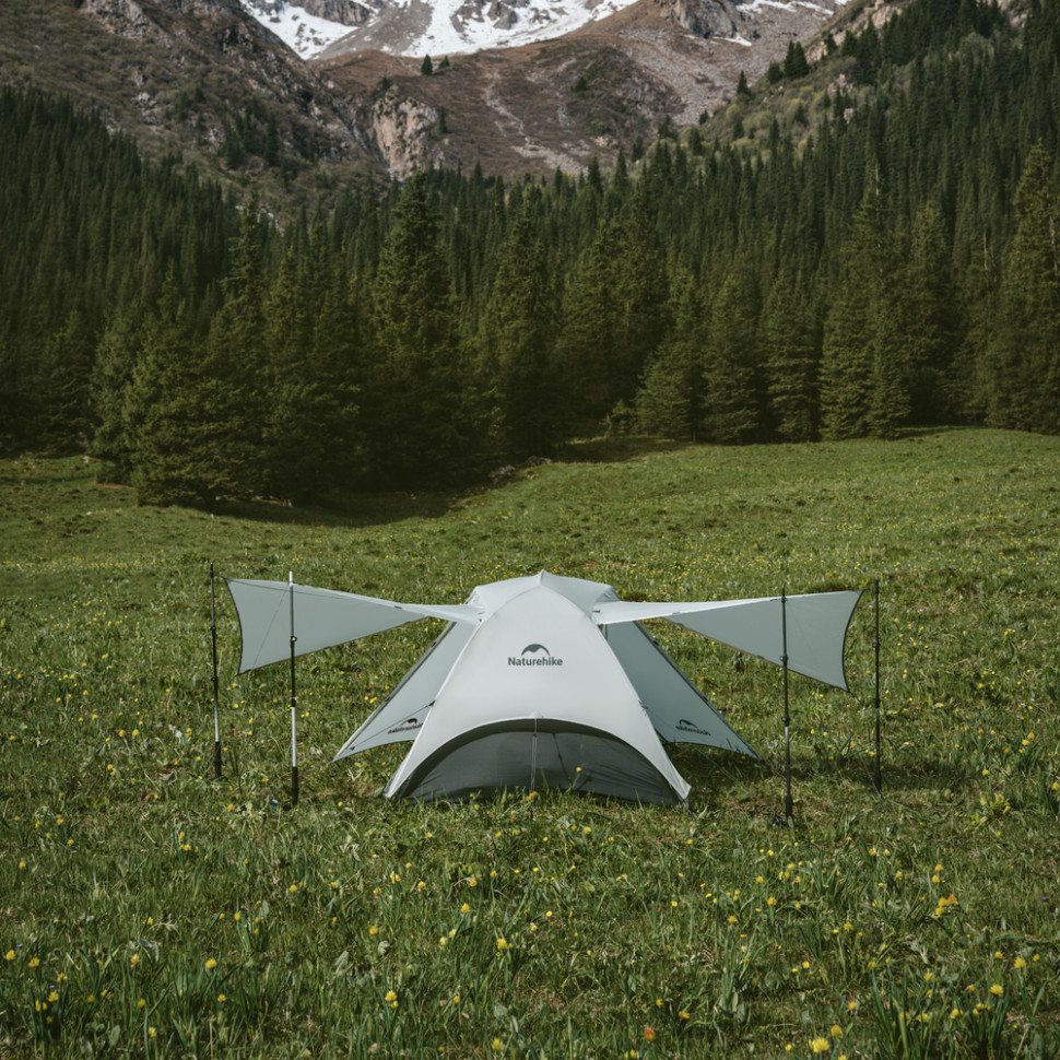Намет двомісний ультралегкий Naturehike Star River UL CNK2450WS022, коричневий