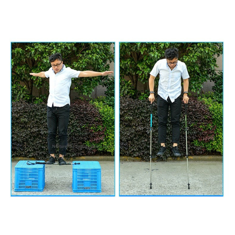 Трекінгова палиця 3-сек. Naturehike Women 6061 AL NH17D001-Z, 57-120 см, алюміній,  золотиста