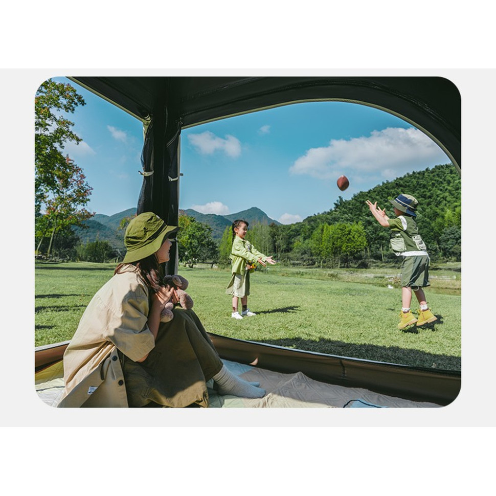 Намет чотиримісний автоматичний Naturehike Ango CNK2550WS010, сірий