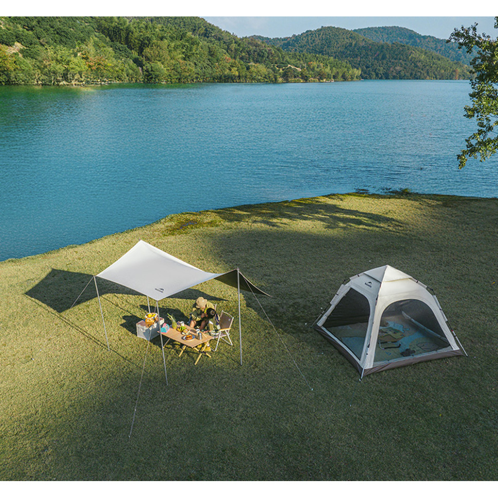 Намет тримісний автоматичний Naturehike Ango CNK2550WS010, L, сірий