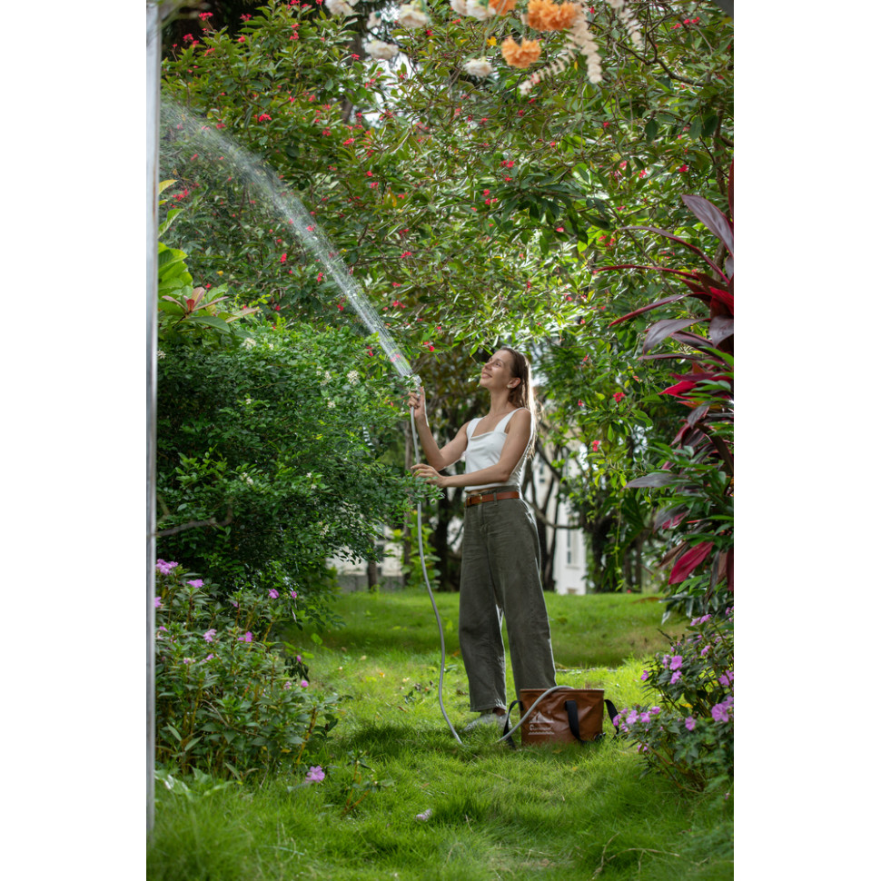 Душ портативний з насосом на акумуляторі Flextail Max Shower із чохлом, білий