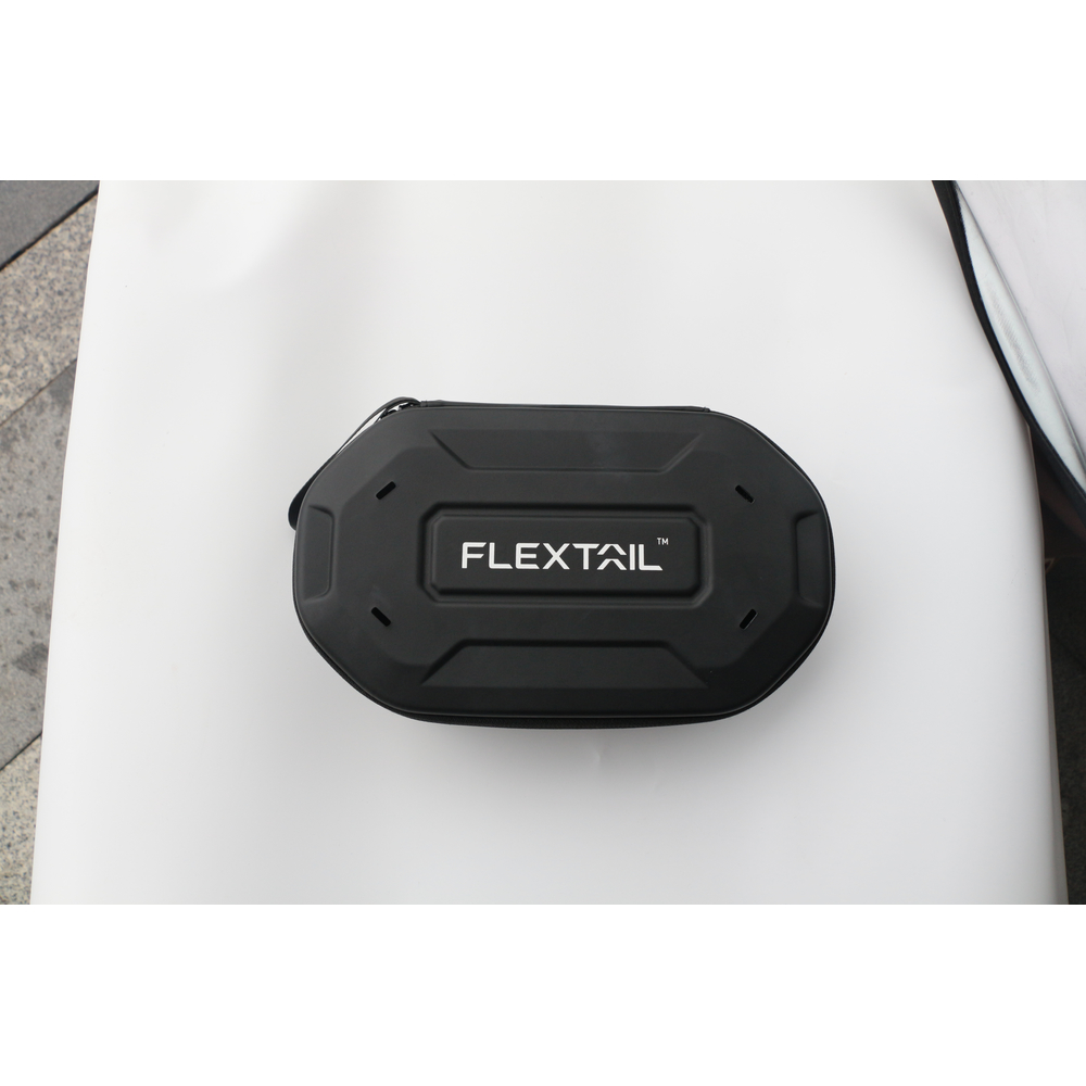 Душ портативний з насосом на акумуляторі Flextail Max Shower із чохлом, білий