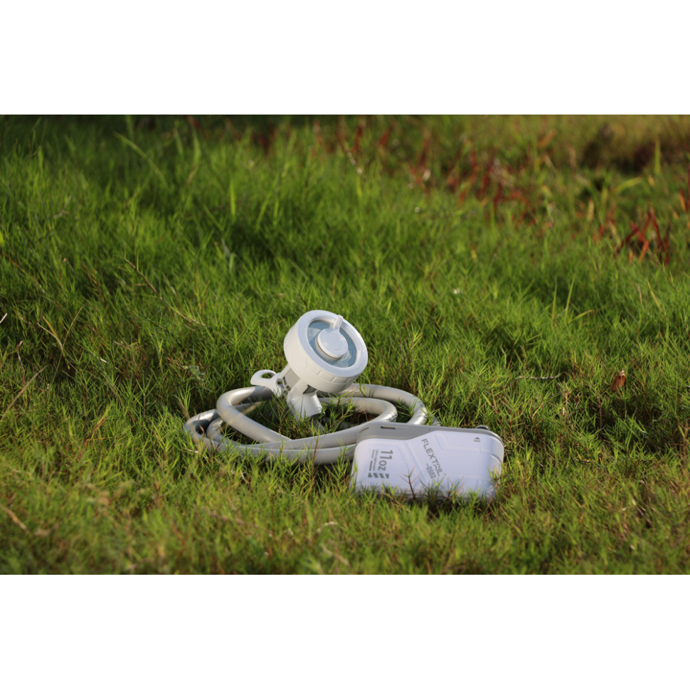 Душ портативний з насосом на акумуляторі Flextail Max Shower із чохлом, білий