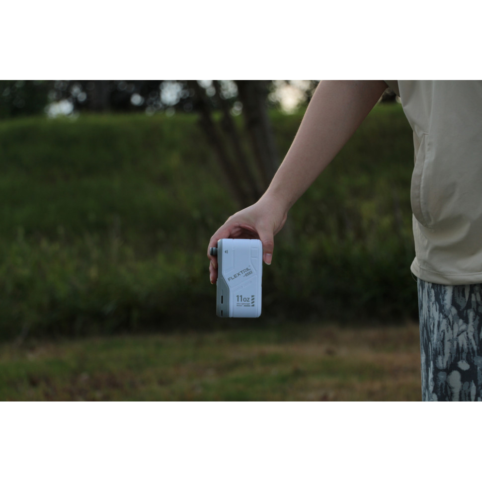 Душ портативний з насосом на акумуляторі Flextail Max Shower із чохлом, білий