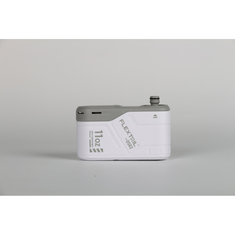 Душ портативний з насосом на акумуляторі Flextail Max Shower, білий