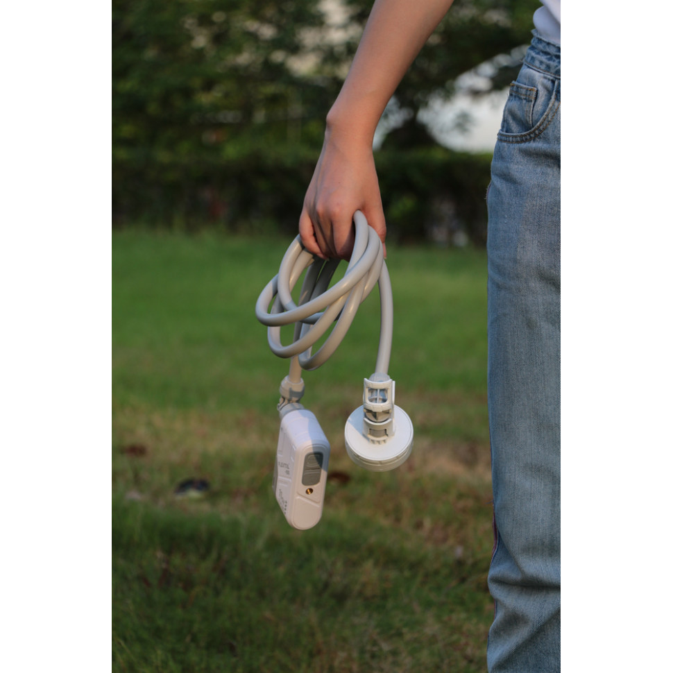 Душ портативний з насосом на акумуляторі Flextail Max Shower, білий