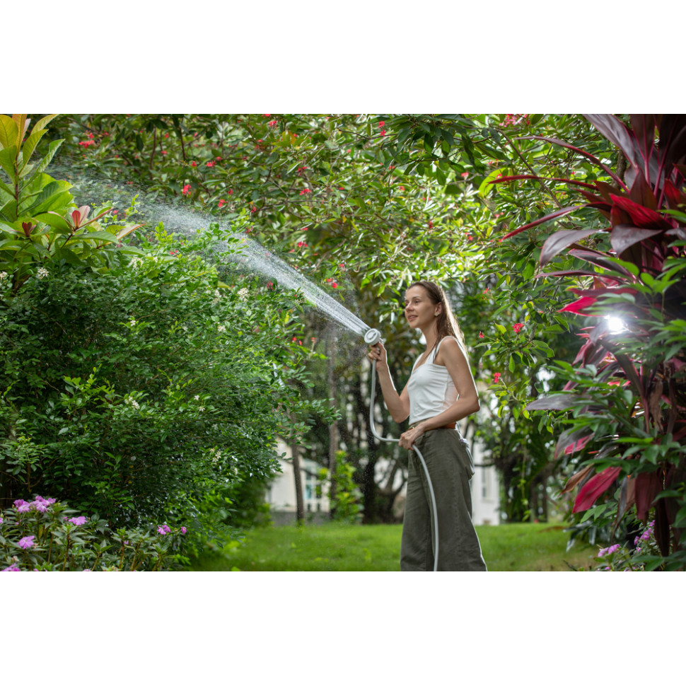 Душ портативний з насосом на акумуляторі Flextail Max Shower, білий