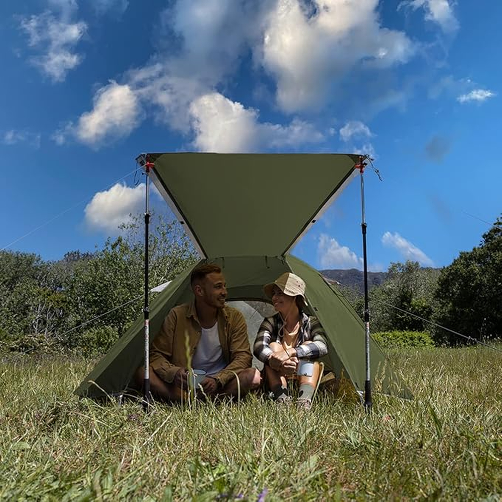 Намет тримісний Naturehike P-Series CNK2300ZP028, темний оливковий