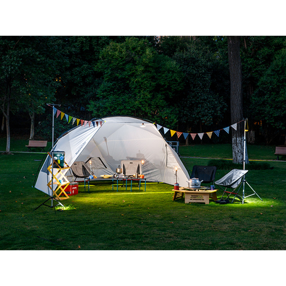 Стілець складаний Naturehike Stellaluna L04 CNK2450JJ015, розмір M, алюміній, чорний