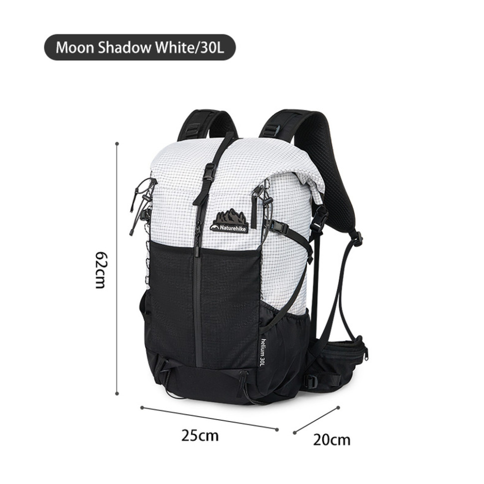 Рюкзак туристичний Naturehike Helium CNK2300016, 30+5 л, білий