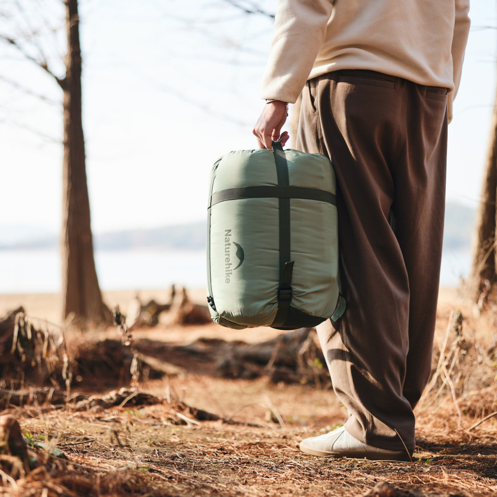 Спальний мішок двомісний Naturehike CNK2300019, зелений