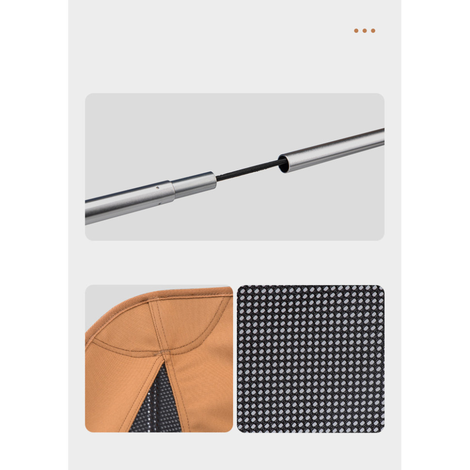 Стілець складаний ультралегкий Naturehike Stellaluna L01 CNK2350JJ017, помаранчевий