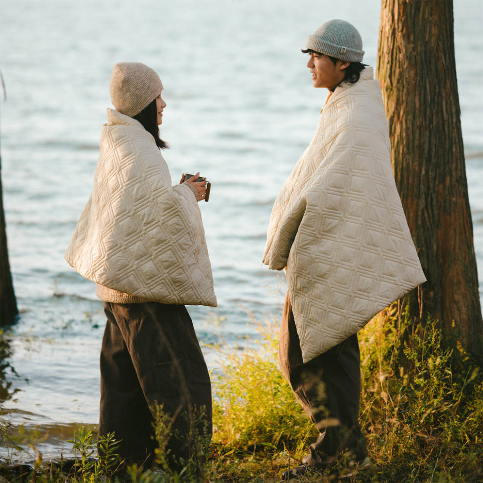 Ковдра з підігрівом Naturehike CNK2450PJ015, 95х190 см, бежева