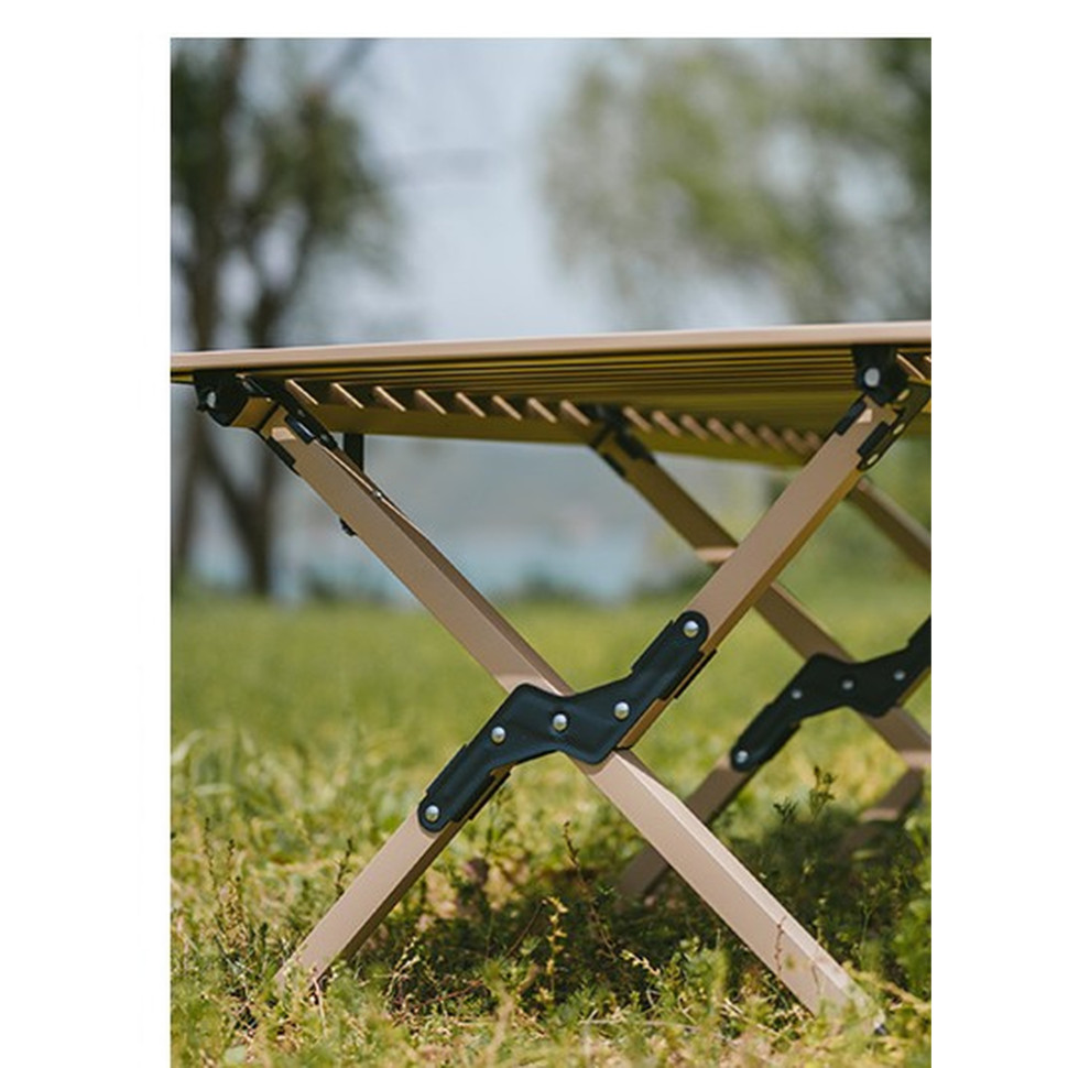 Складаний стіл Naturehike Simple Star T01 CNK2550JJ018, 89х60 см, вуглецева сталь, бежевий