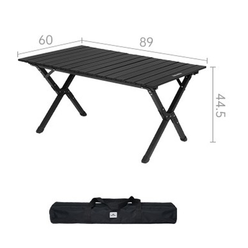 Складаний стіл Naturehike Simple Star T01 CNK2550JJ018, 89х60 см, вуглецева сталь, бежевий