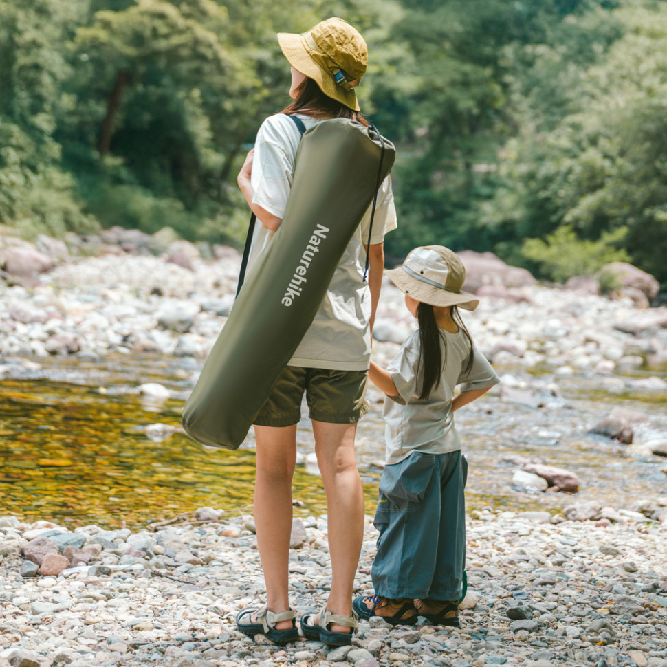 Крісло-шезлонг складане Naturehike CNK2550JJ023 Nightfall T05, сталь, хакі