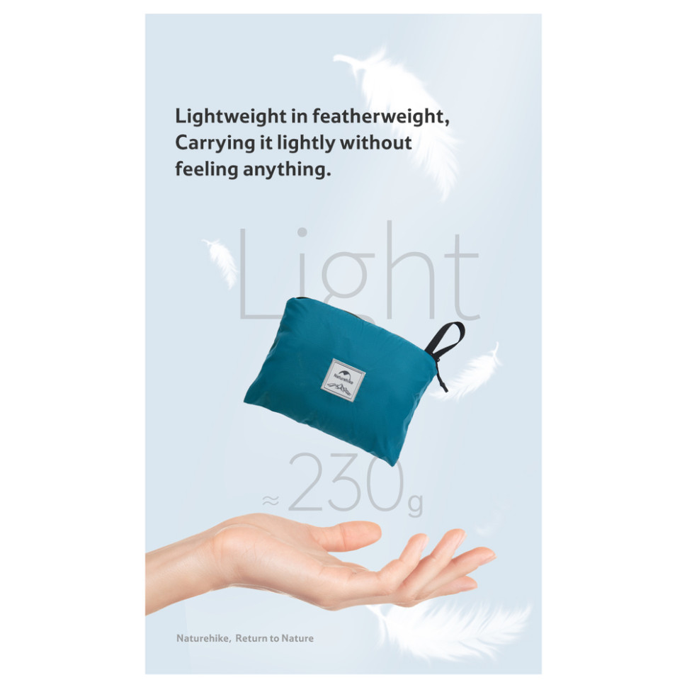 Рюкзак компактний надлегкий Naturehike NH17A017-B Yunyan, 30 л, чорний