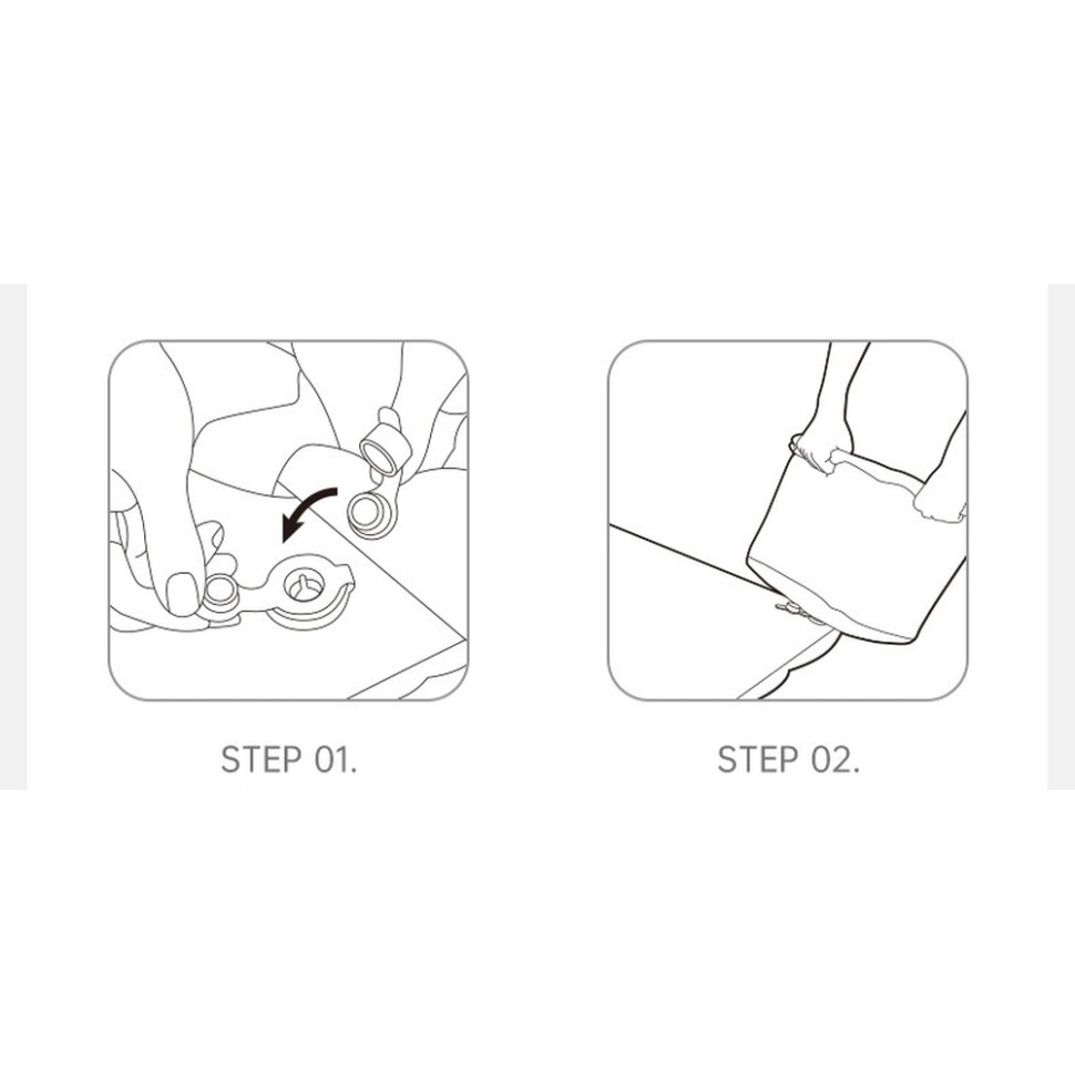 Матрац туристичний надувний одномісний  Naturehike CNK2550WS019, 200х60х6.5 см, зелений, для кемпінгу із мішком для надування