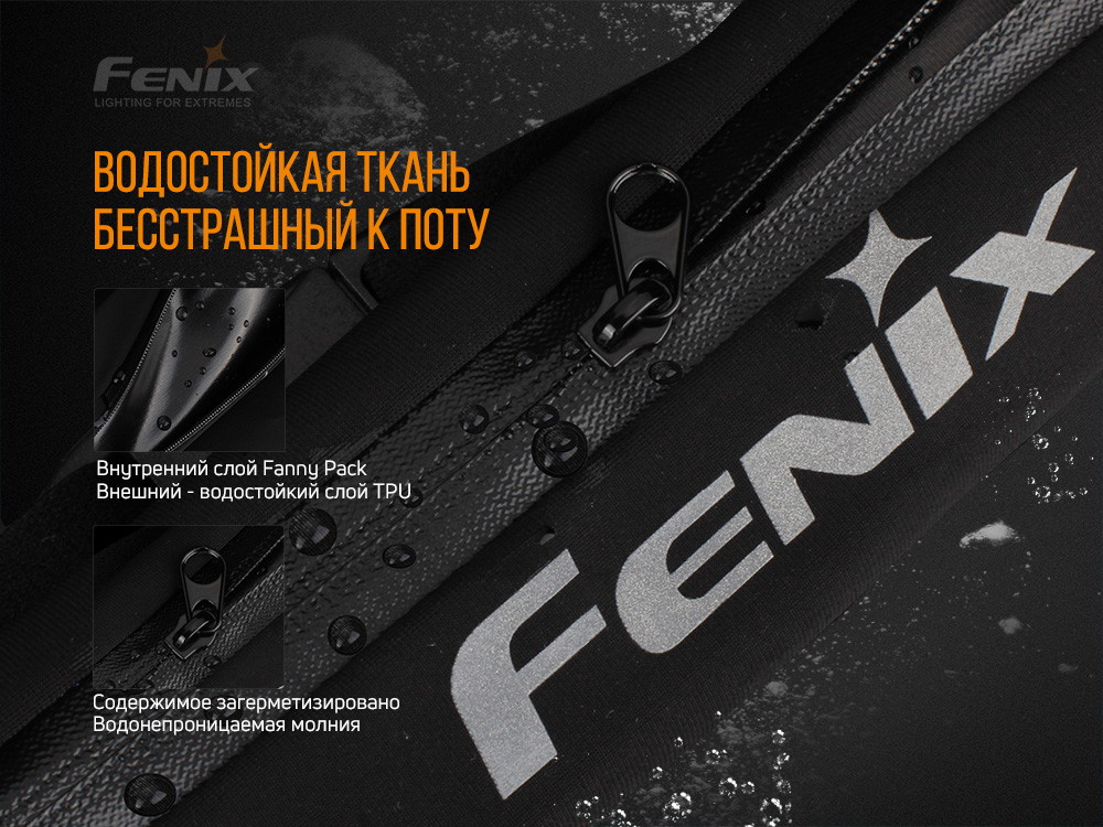 Поясна сумка Fenix AFB-10 чорна