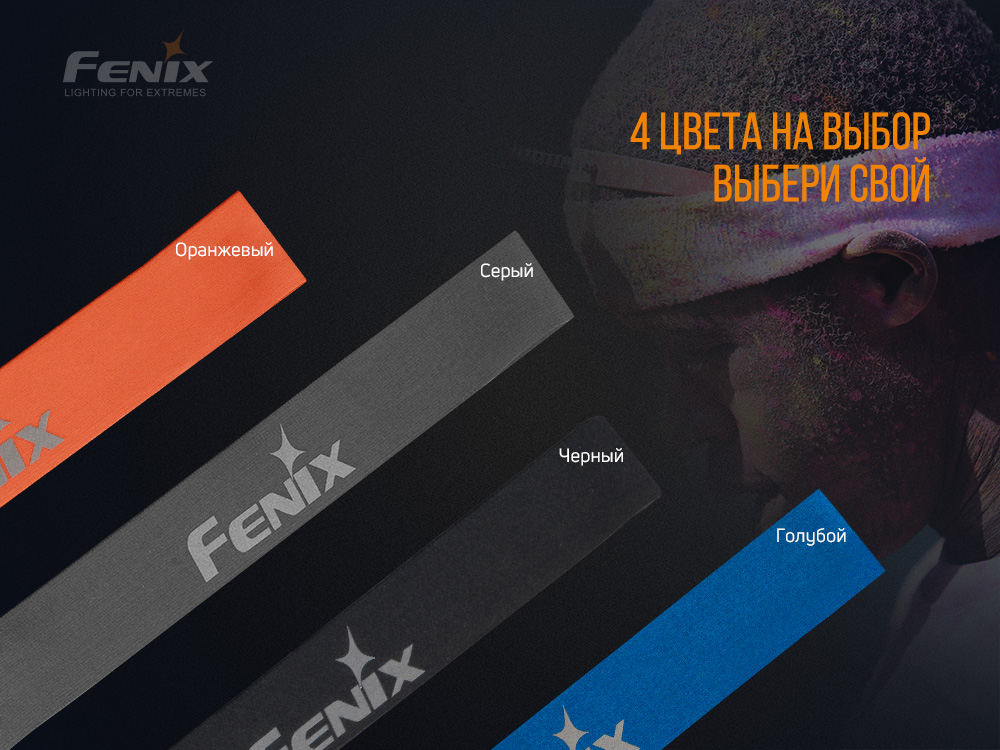 Пов'язка на голову Fenix AFH-10 чорна