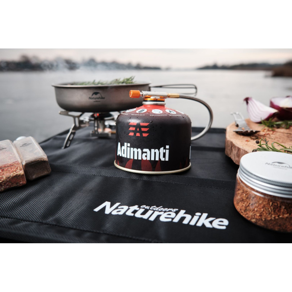 Набір Газовий пальник BRS-73 + Газовий балон різьбовий Adimanti, 230гр