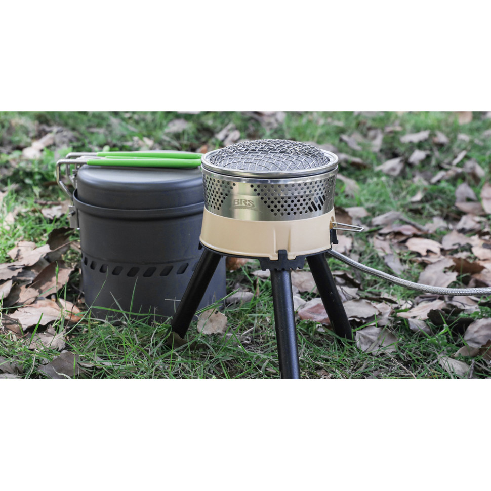 Набір туристичного посуду (каструля + сковорідка) BRS-TS19B, 1,7л, алюміній