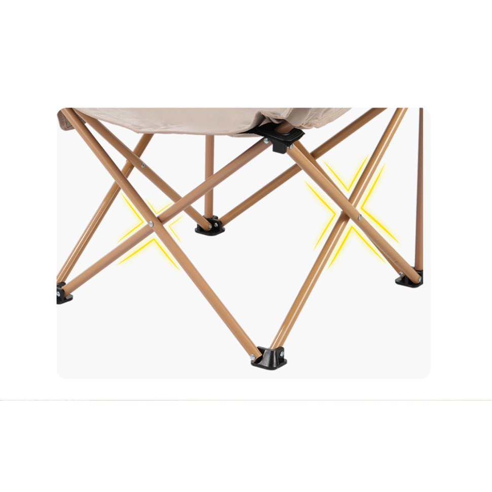 Складний стілець BRS-Y01B, бежевий