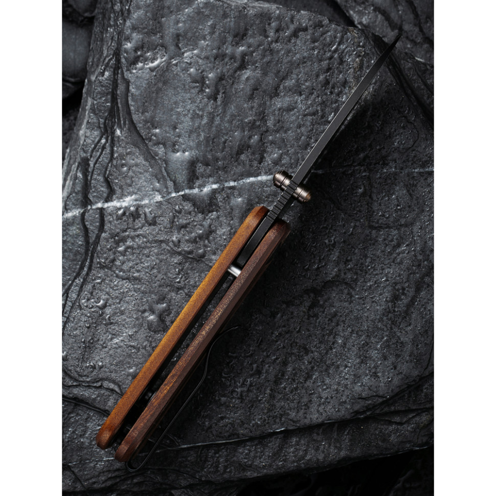 Ніж складаний Civivi Baby Banter Cuibourtia Wood C19068SB-2