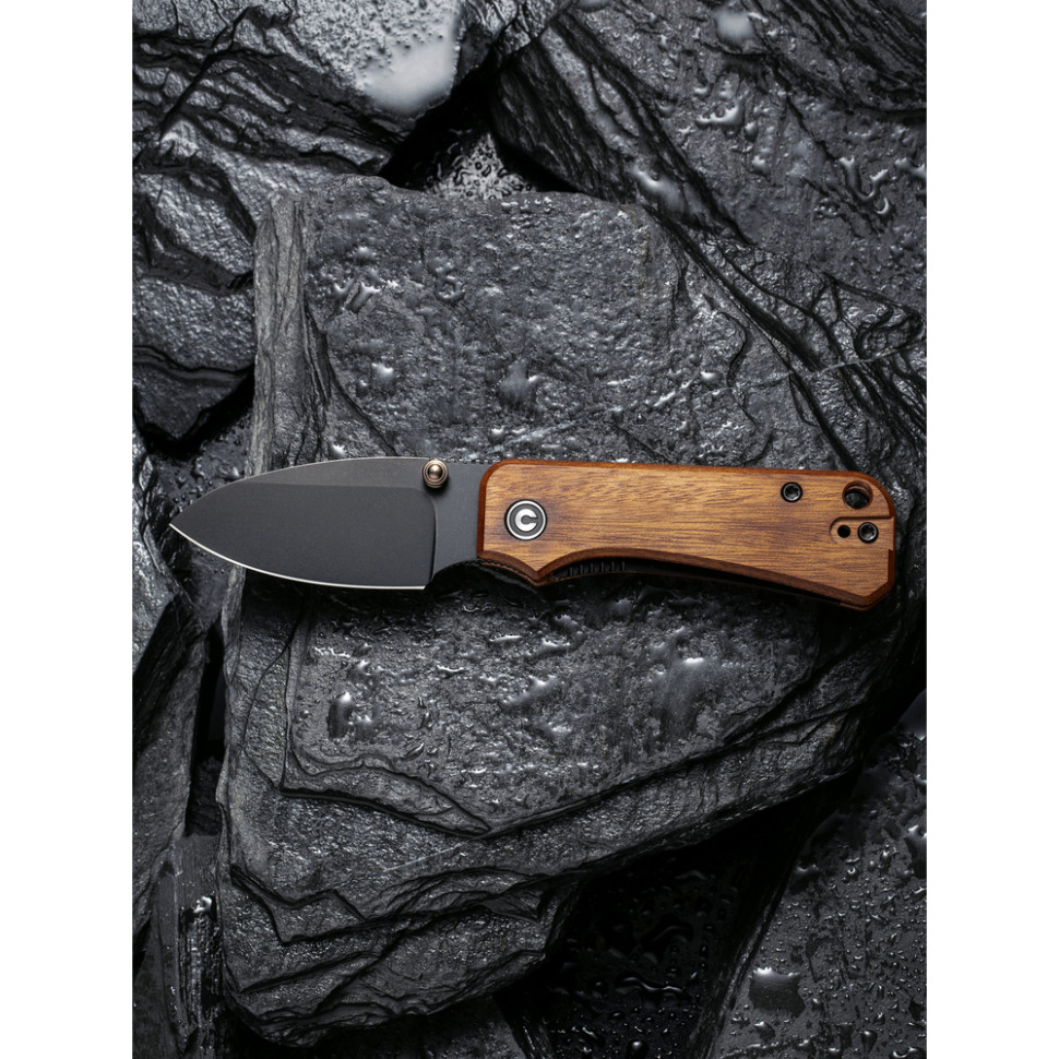Ніж складаний Civivi Baby Banter Cuibourtia Wood C19068SB-2