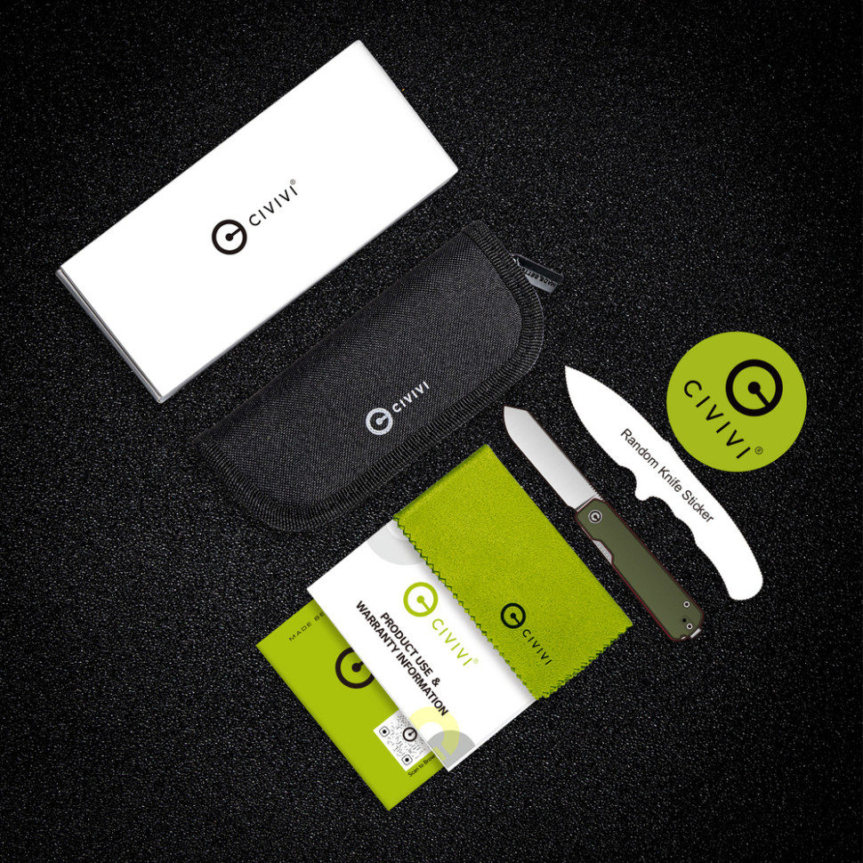 Ніж складаний Civivi Sendy Guibourtia Wood C21004A-2