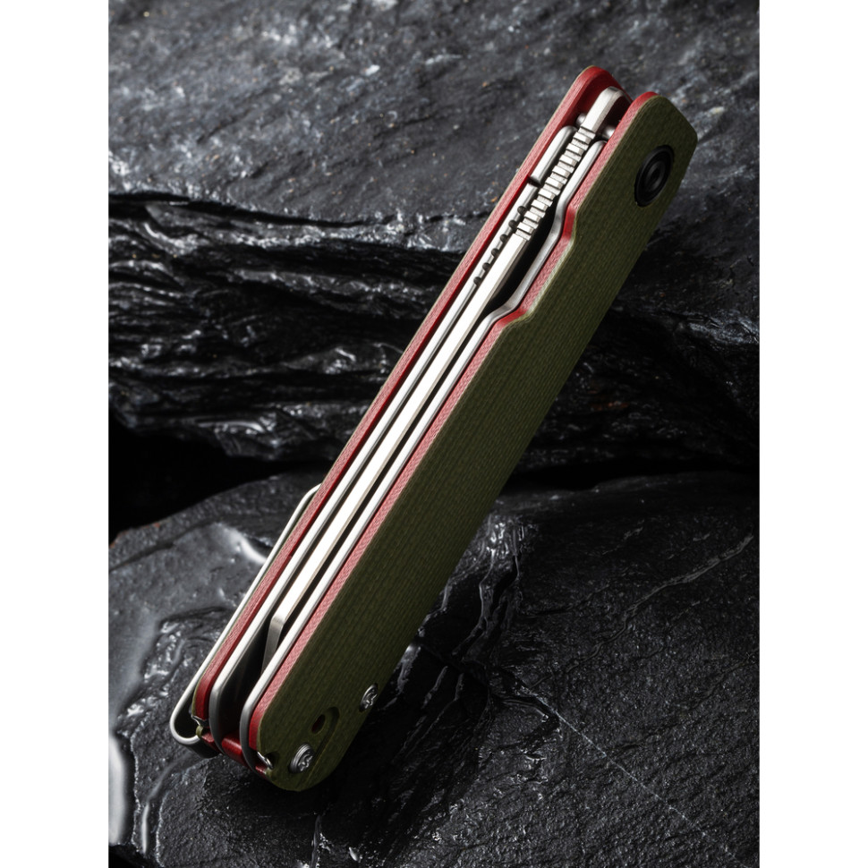 Ніж складаний Civivi Sendy Milled Green/Red C21004B-1