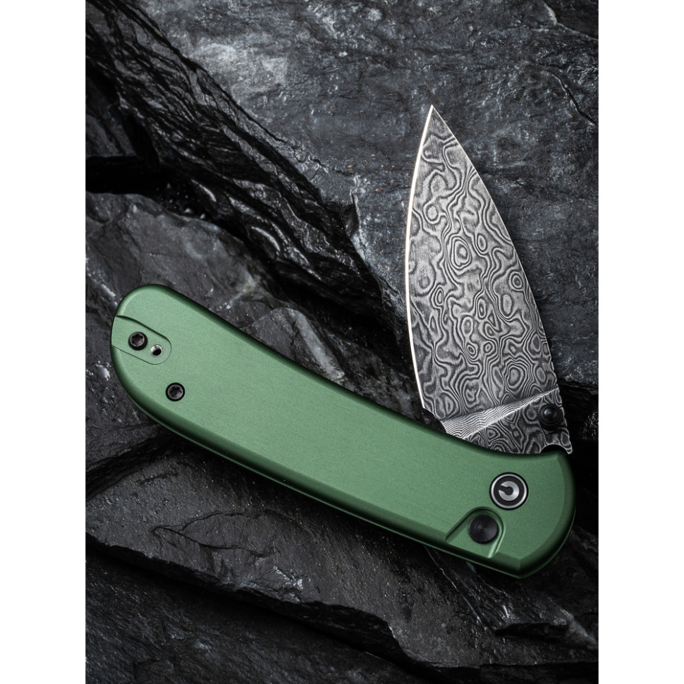 Ніж складаний Civivi Qubit Green Aluminum C22030E-DS1