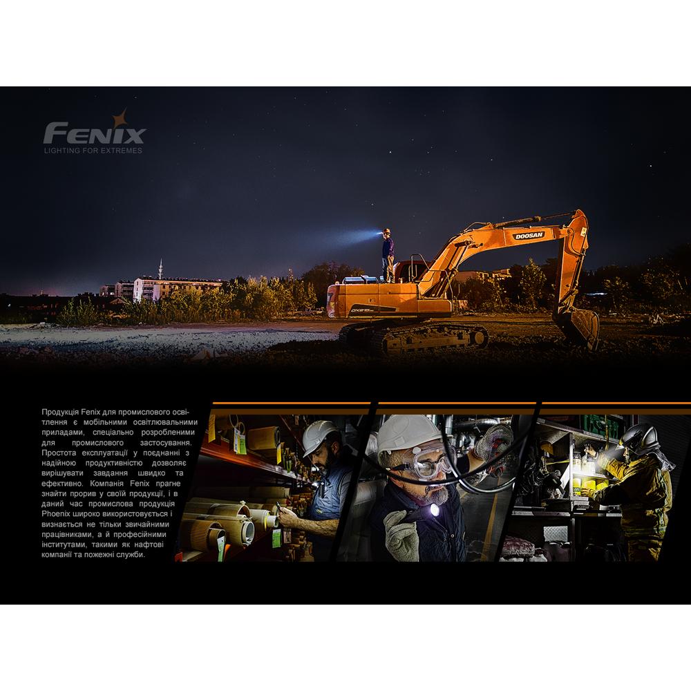 Ліхтар ручний Fenix C6V3.0 помаранчевий | Лімітована серія