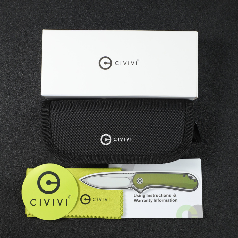 Ніж складаний Civivi Praxis Shredded Carbon Fiber C803I