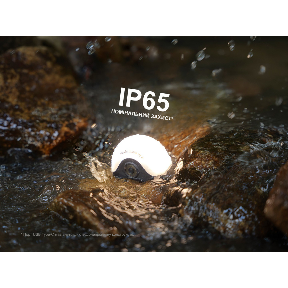 Ліхтар кемпінговий Fenix CL20R Pro, чорний