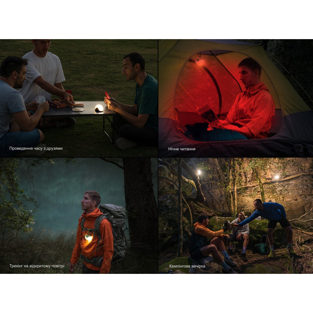 Ліхтар кемпінговий Fenix CL20R V.2.0, зелений