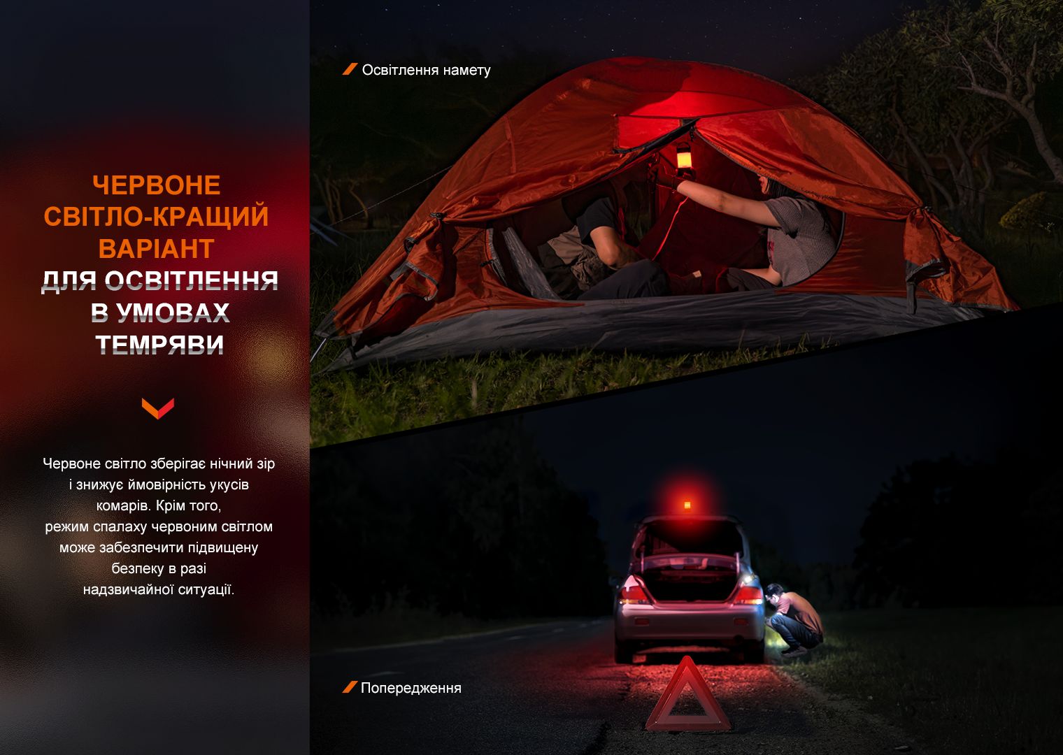 Ліхтар кемпінговий Fenix CL26R Pro, сірий камуфляж