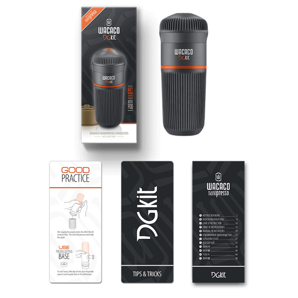 Аксесуари до Wacaco Nanopresso DG Kit (резервуар 140 мл, чашка, адаптер для капсул)