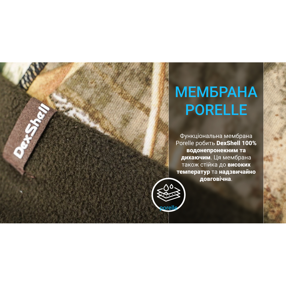 Шапка водонепроникна Dexshell Watch Hat Camouflage, р-р S/M (56-58 см), камуфляж