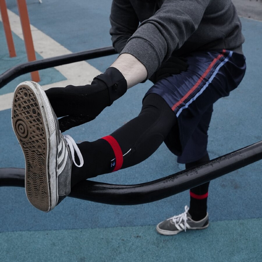 Шкарпетки водонепроникні Dexshell Running Lite, р-р XL,  червоні